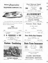 Dakota Cooperative Telephone Co, First National Bank, Alignment, CH Gunderson & Sons, Sioux Alfalfa Meal Co